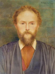 Porträt von William de Morgan, 1893